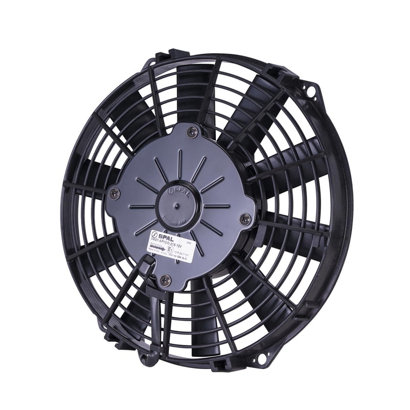 9" Straight Blade Low / Slim Profile Electric Fan, Pusher, 590 cfm, 2.05" Thick, VA07-AP12/C-31S