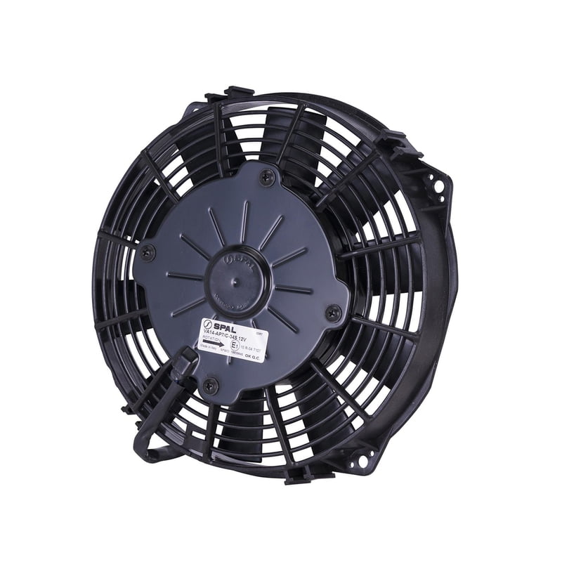 7.5" Straight Blade Low / Slim Profile Electric Fan, Pusher, 437 cfm, 2.05" Thick, VA14-AP7/C-34S