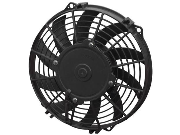9" Straight Blade Low / Slim Profile Electric Fan, Puller, 625 cfm, 2.01" Thick, VA07-AP12/C-58A