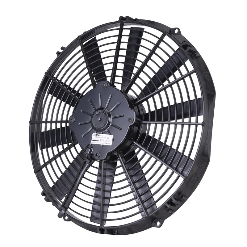 13" Straight Blade Medium Profile Electric Fan, Puller, 1168 cfm, 2.44" Thick, VA13-AP51/C-35A