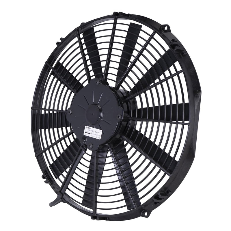 14" Straight Blade Medium Profile Electric Fan, Puller, 1310 cfm, 2.48" Thick, VA08-AP51/C-23A