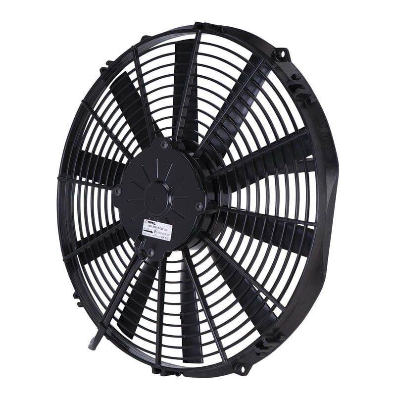 4" Straight Blade Medium Profile Electric Fan, Pusher, 1310 cfm, 2.48" Thick, VA08-AP51/C-23S