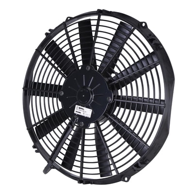 13" Straight Blade Low / Slim Profile Electric Fan, Pusher, 1032 cfm, 2.05" Thick, VA13-AP9/C-35S