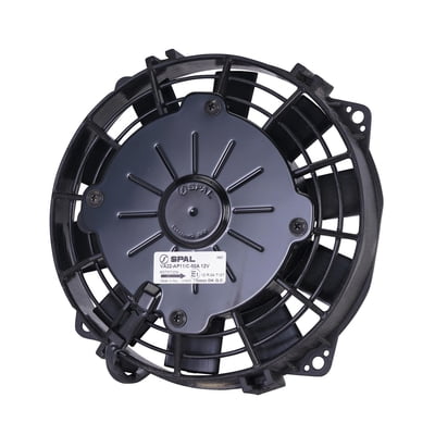 6.5" Straight Blade Low / Slim Profile Electric Fan, Puller, 313 cfm, 2.03" Thick, Transmission Fan, P/S Fan, Oil Cooler Fan, VA22-AP11/C-50A