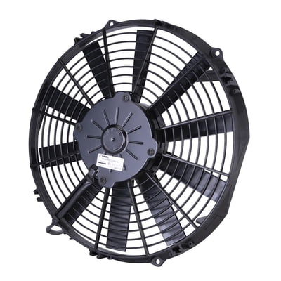 12" Straight Blade Medium Profile Electric Fan, Puller, 1097 cfm, 2.45" Thick, VA10-AP50/C-25A