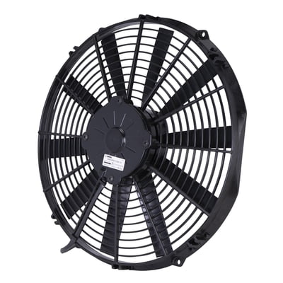 14" Straight Blade Medium Profile Electric Fan, Puller, 1310 cfm, 2.48" Thick, VA08-AP51/C-23A