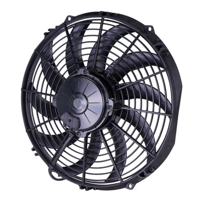 12" Curved Blade High Performance Electric Fan, Pusher, 1328 cfm, 3.44" Thick, VA10-AP70/LL-61S