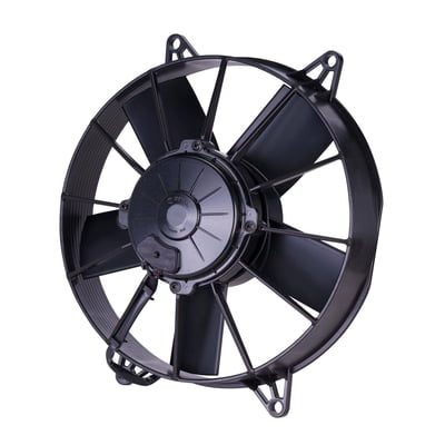 10" Paddle Blade Electric Fan, Pusher, 1115 cfm, 3.74" Thick