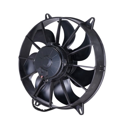 11" Curved Blade Extreme Performance Electric Fan, Puller, 1640 cfm, 4.39" Thick, VA03-AP90/LL-68A