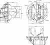 Aluminum Center Section, H.D., Thru-Bolt Case, 40 Spline, Lightweight Steel Spool, 3.89 Pro Gears, 1350 Yoke