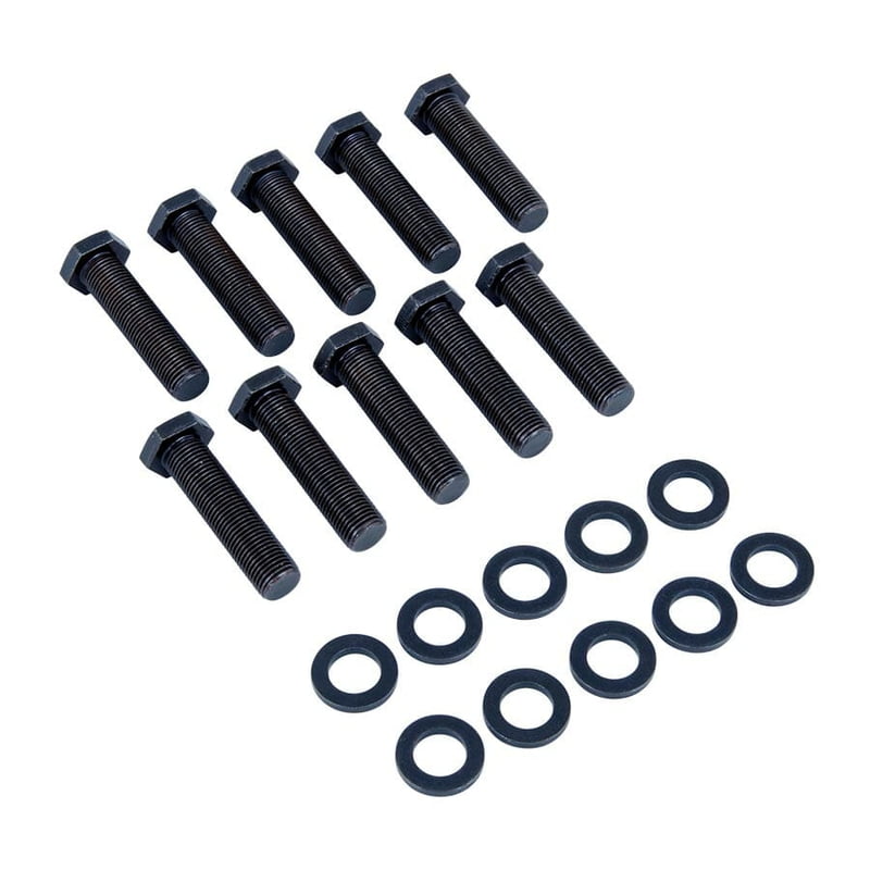2.00", 1/2"-20 Wheel Studs, Screw-In, R.H., 2.0 in. Underhead Length, Set of 10 With Washers