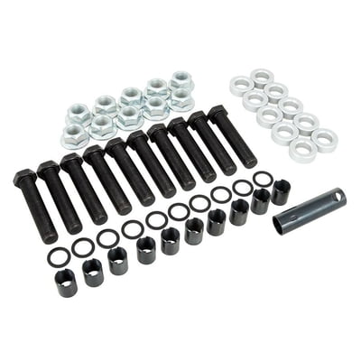 5/8" - 18, Bolts 3", Includes: Lug Nuts, Washers, Alum. Wheel Washers, Adjustable Sleeves, 10 pcs. & Bolts