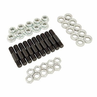 5/8" x 3.187" O.A.L., 2.375" UHL, Wheel Stud Kit, w/ Backing Nuts, .4375" Washer & Lug Nuts, "B" Dimension 2.375"