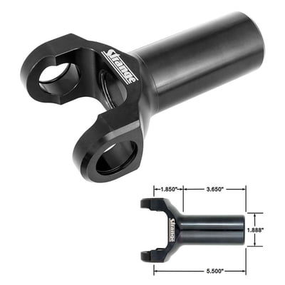 TH400, 4L80, Yoke, Chrome-Moly, 1350 U-Joint, 32 Spline, Hardened for use with roller-bearing, Fits TH400/Muncie,M-22/M-21/B.W. Super T10/Richmond T10/Doug Nash/Jerico