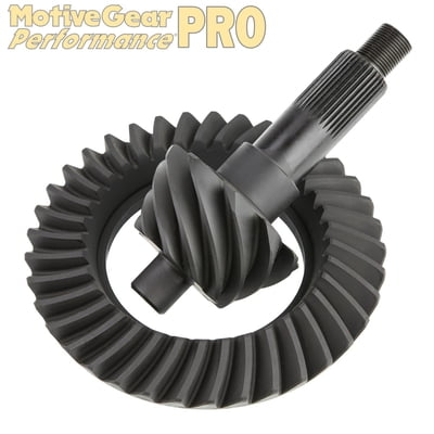 3.70:1, 9" Pro Gear Large Stem, Ring and Pinion, Ford, 9", (35-Spline), Pinion Dia. 1.501", Drag Race