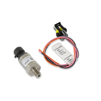 100 PSI Pressure Transducer, 0-100 psi, 0.5-4.5 V Output, 1/8" NPT Inlet, 0.875" Diameter, Stainless