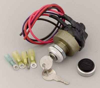 Waterproof Keyed Ignition Switch, 30 Amp