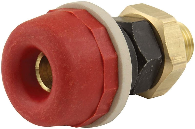 "POS" Battery Quick Disconnect, Charging Post, Female, Red, "+", Positive, Charge Lug