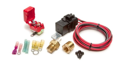 Relay Kits Thermostatically Controlled Weatherproof Fan Relay Kit, 30 Amp, 195°F On / 185°F Off