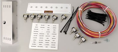 8 Circuit Universal Roll Bar Mount Switch Panel