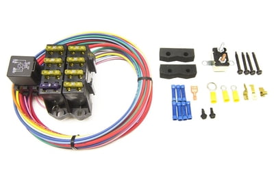 Relay Kits Fuse Block Kit, 7 Circuits (3 Constant, 4 Switched)