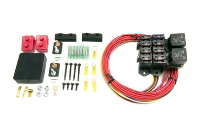 Relay Kits Weatherproof Fuse Block Kit, 7 Switched Circuits