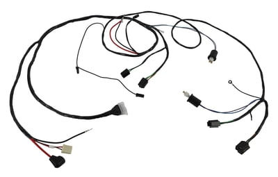 Front Light Harness, Wiring Harness, V8 & 6 Cylinder, W/ Internal Alternator Regulator