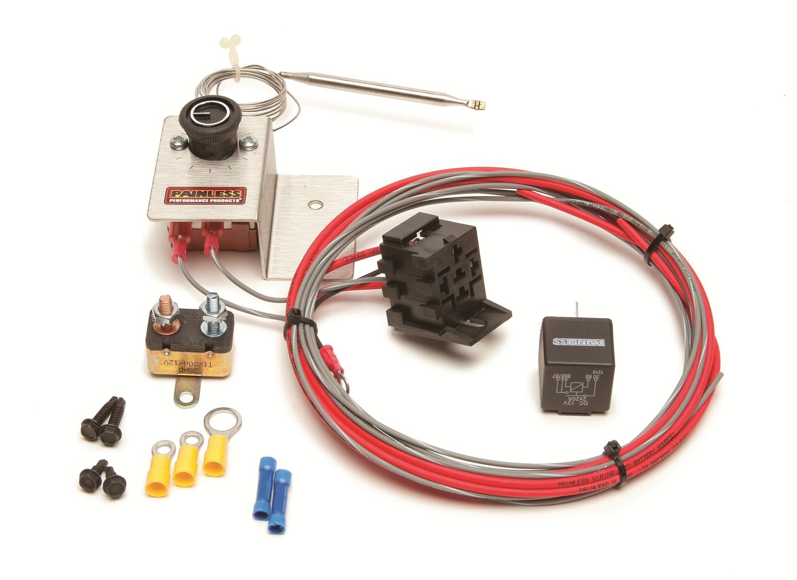 Thermostatically Controlled Fan Relay Kit, 30 Amp, Adjustable
