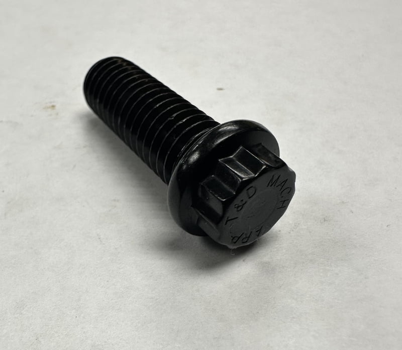 T&D Stand Bolt, 7/16" x 1.250" 12 Point Flange Bolt