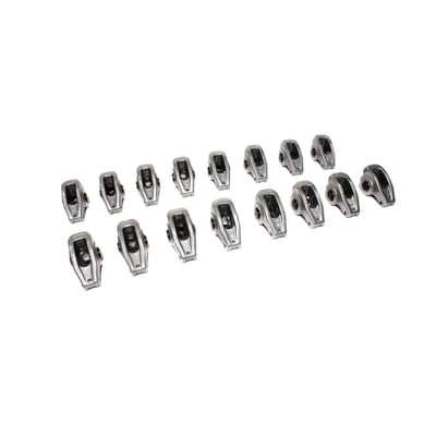 Rocker Arms, Stud Mount, Full Roller, Aluminum, 1.73 Ratio, Fits 7/16 in. Stud, Ford Big Block, Set of 16