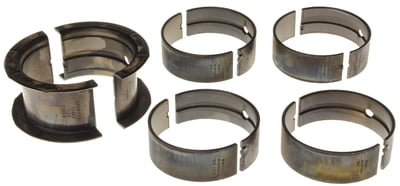 BBC Main Bearing Set, Coated, .0005" Thinner For .001" More Oil Clearance, .0003" Thick Tri-Armor Coating, Grooved Upper, Plain Lower, Does Not Include Coating Thickness (4 of MS2403HX, 1 of MS2404HX), Replaces CLV-MS829HXK
