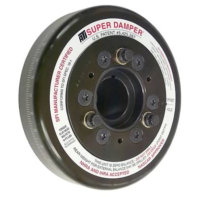 Harmonic Balancers & Accessories BBC Balancer, ATI 7.07" Steel, Internal Balance, Steel, Black, Chevy, 396, 402, 427