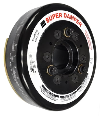 BBC External, 7.074" Harmonic Balancer, Super Damper, External Balance, Steel, Black, Chevy, 454, Gen IV, V, VI, 4, 5, 6