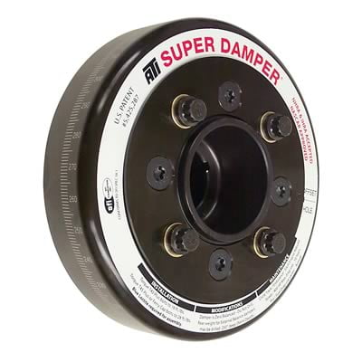 SB Ford, 6.325" SFI, Harmonic Balancer, 3 Bolt, Super Damper, 28 oz. External Imbalance, Steel, Black, Ford, 289, 302, 351C, 351W, 351M, 400