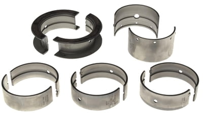 Main Bearings, P Series, 1/2 Groove, Standard Size, Tri Metal, Oldsmobile, 260, 307, 330, 350, 403, Set of 5