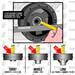 LS Harmonic Balancer, 6.750" Diameter, Internal Balance, 10% Under Drive, Has Grooves for AC, And Accessories, F-Body Fitment, (#918855 is the full race version)