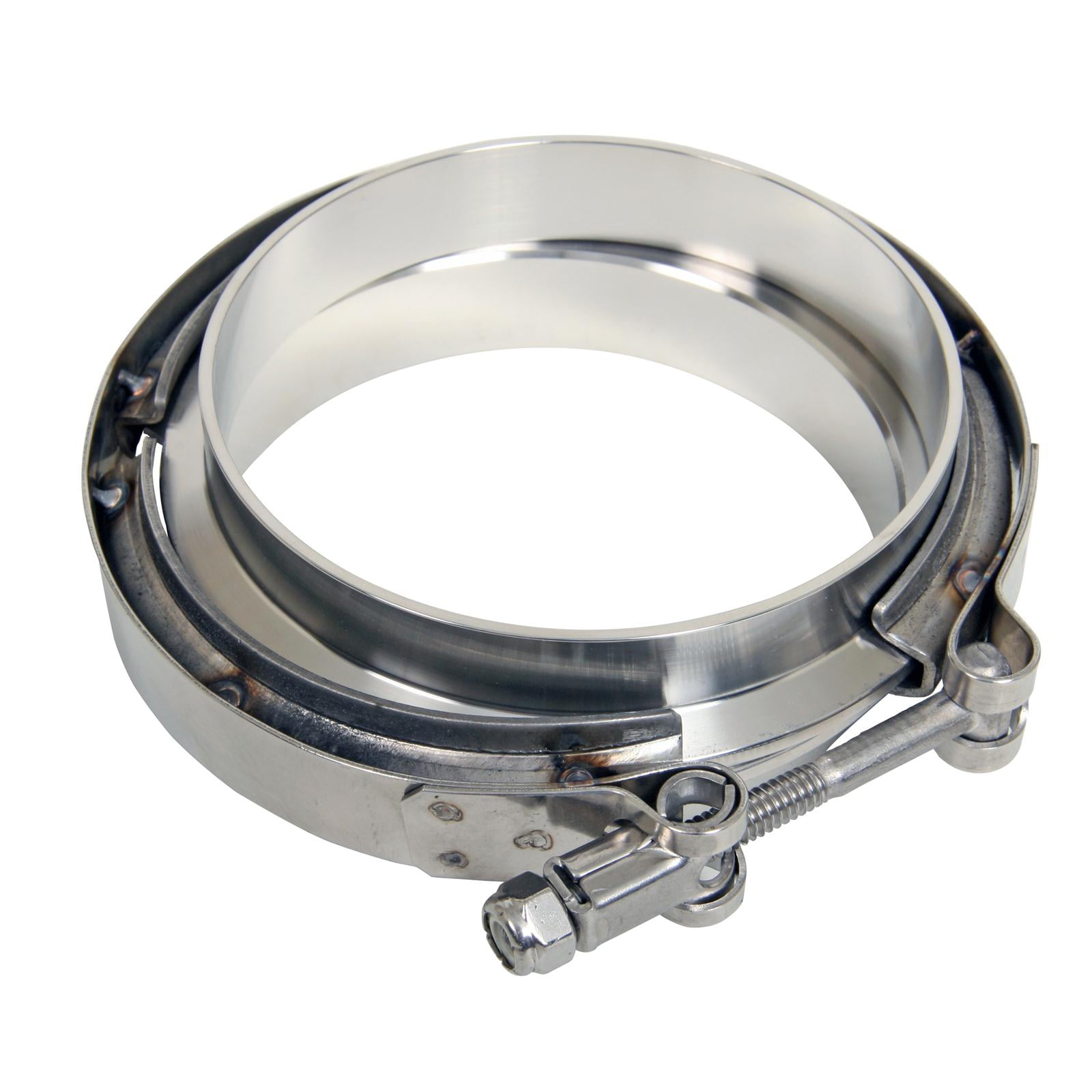thumbnail image 2 of Stainless Steel V-Band Clamp & Flanges Set - 60mm (2.35") For Exhaust Turbo Hose 2 of 12