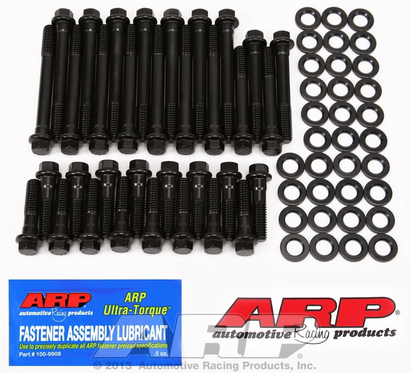 SBC Head Bolt Kit, Hex Head, 23' OEM, Gen III, Edelbrock, ST-AFR, Brodix 8,10,11,11xb, LT-1,Pro1