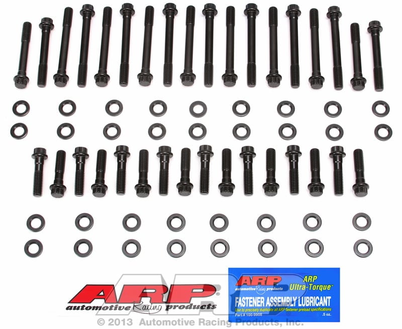 SBC Head Bolt Kit, 12 Point, 23' OEM, Gen III, Edelbrock, ST-AFR, Brodix 8,10,11,11xb, LT-1,Pro1