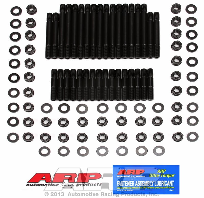 SBC, Cylinder Head Studs, Hex Head, Chevy, Small Block, Kit, Stock, Edelbrock Victor Jr., Performer RPM, Dart Sportsman, Dart II, Brodix Track 1, Brodix -10 & -11