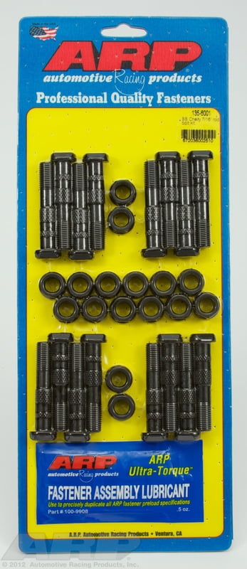 BBC, 7/16", Connecting Rod Bolts, High Performance, 8740 Steel, Chevy Big Block, 454-502, V8, Set of 16