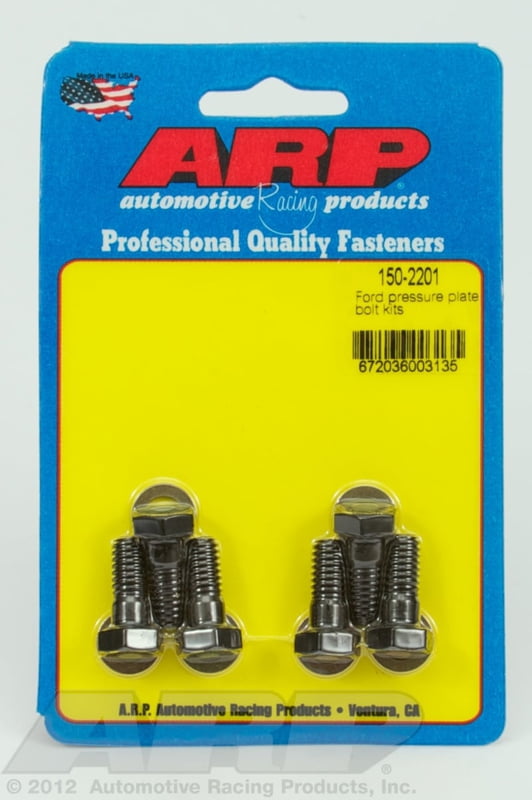 Pressure Plate Bolts, 5/16-18, 1/2 in. Hex Head, High Performance, Ford, V8, 1985 & Earlier, Kit