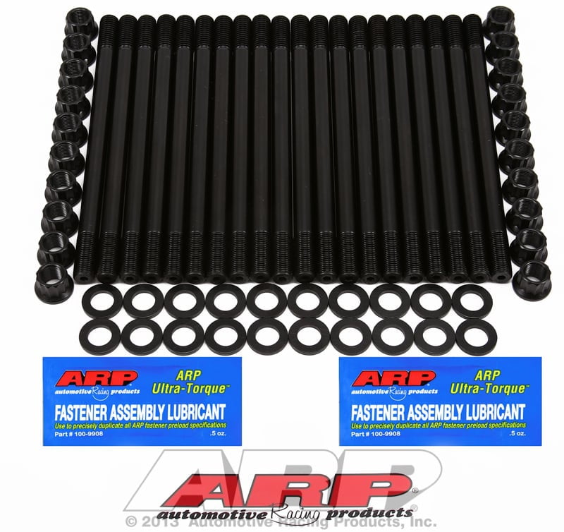 6.0L, Ford Diesel Cylinder Head Studs, ARP-2000, Pro Series, 12-Point Heads (Inner Row of M8 Bolts Not Included, ARP-250-4206)