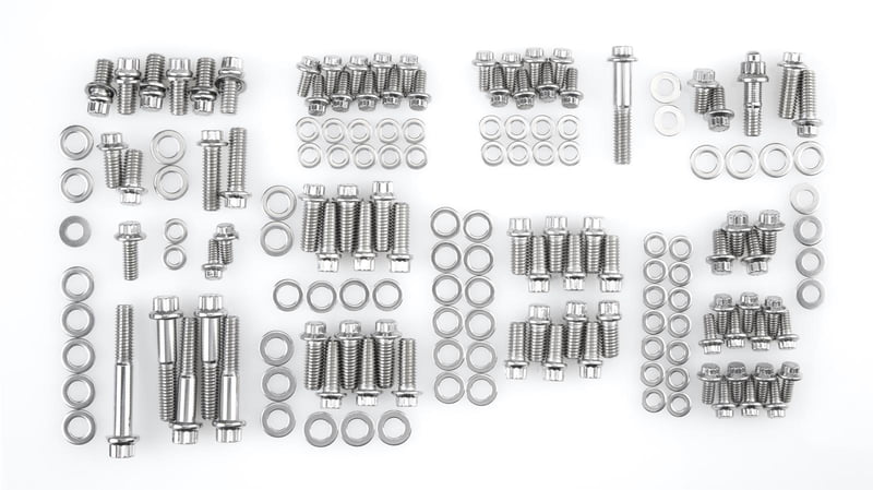 SBC Stainless 12 pt. Engine Bolt Kit, ARP 534-9501