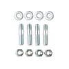 Carburetor Studs, Steel, Zinc Plated, 5/16-18-24" x 1.500" OAL, 1.000" Length Above Intake, Nuts and Washers Included, Set of 4