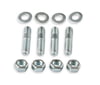 Carburetor Studs, Steel, Zinc Plated, 5/16-18-24" x 1.500" OAL, 1.000" Length Above Intake, Nuts and Washers Included, Set of 4