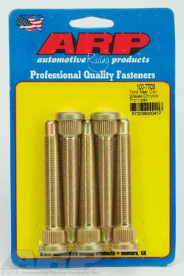 Wheel Studs, 1/2 x 20 Press In, Knurled .625", 3" Long