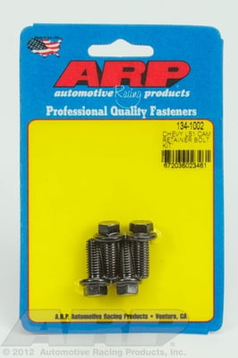 Cam Retainer Bolt, High Performance, Black Oxide, M8 x 1.25, 20mm UHL, Chevy, 4.8, 5.3, 5.7, 6.0L