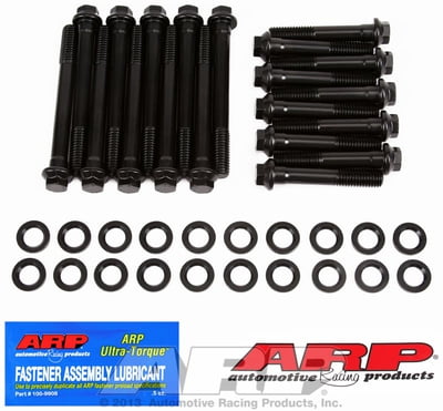 Ford FE Cylinder Head Bolts, High Performance, Hex Head, Ford, 390-428, FE, (with Stock, Edelbrock RPM Heads)