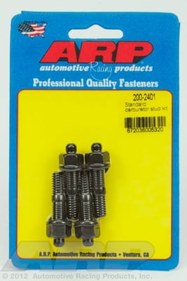 1.700" Carburetor Studs, Black Oxide, 5/16" x 18-24 x 1.700" Long, Set of 4